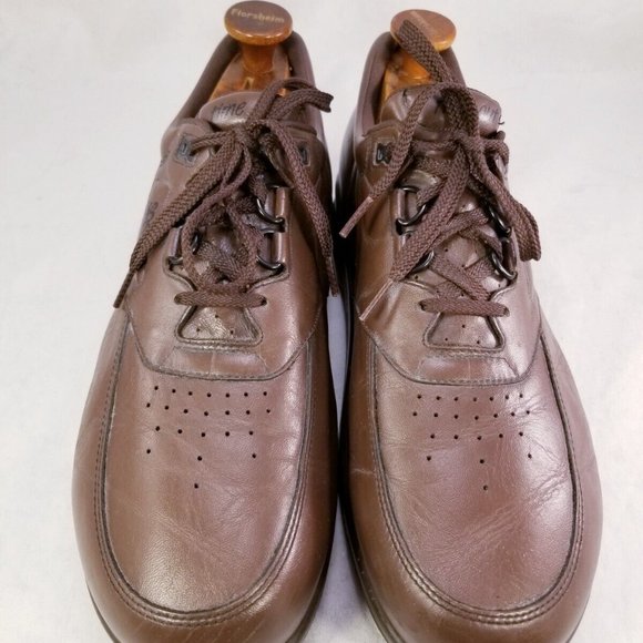 MINT SAS TRIPAD COMFORT TIME OUT MEN LACES WALKING SHOES SIZE 12 M BROWN LEATHER - Picture 5 of 9